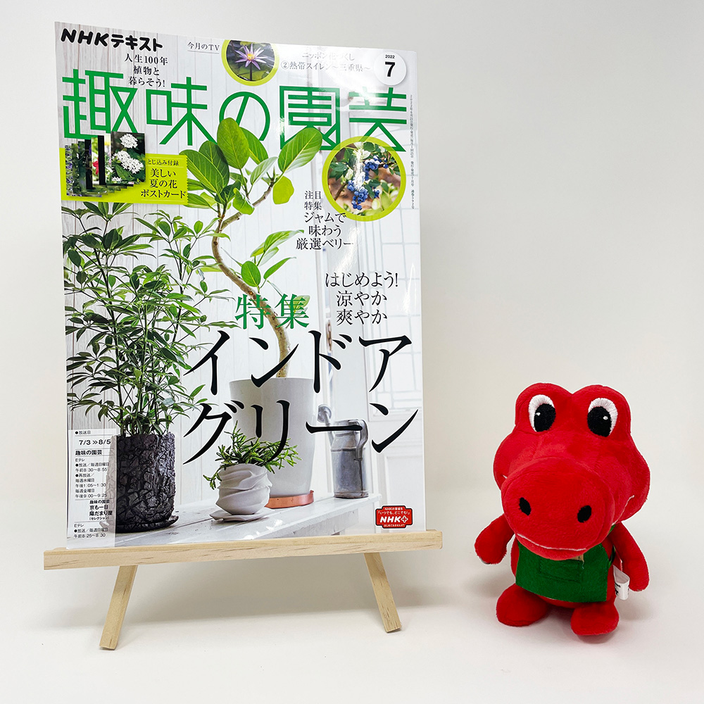 【メディア掲載情報】NHK出版「趣味の園芸」2022年7月号