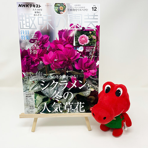 【メディア掲載情報】NHK出版「趣味の園芸」2022年12月号