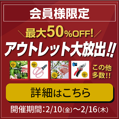 【会員様限定】アウトレット大放出キャンペーンのお知らせ