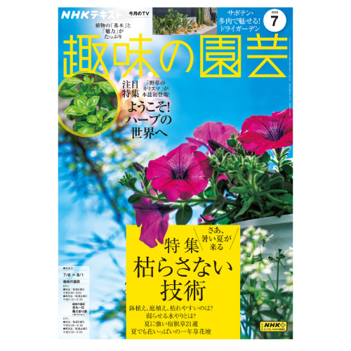 【メディア掲載情報】NHK出版「趣味の園芸」2025年7月号