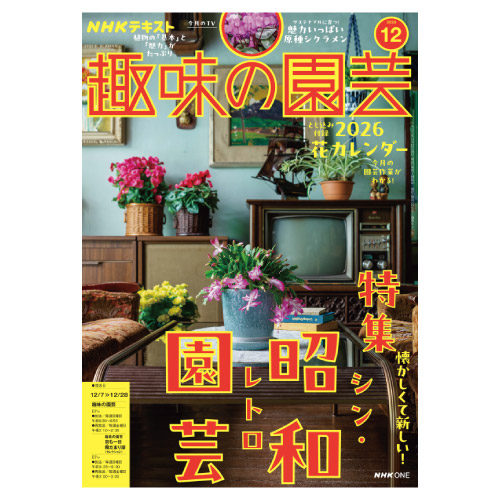【メディア掲載情報】NHK出版「趣味の園芸」2025年12月号